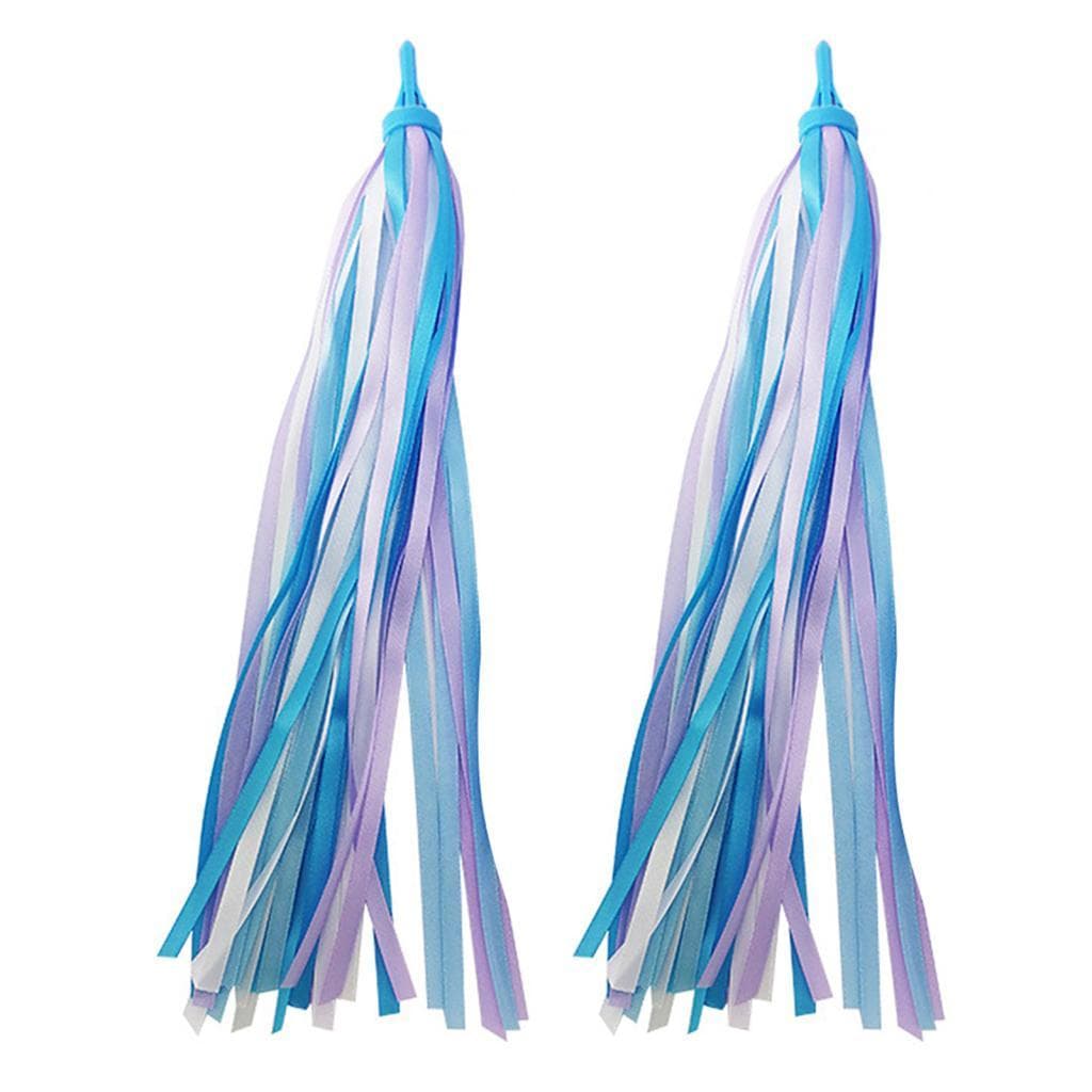 SIUKE Bike Streamers 2 PCS Kid s Rainbow para meninas meninos borla scooters fitas guiador