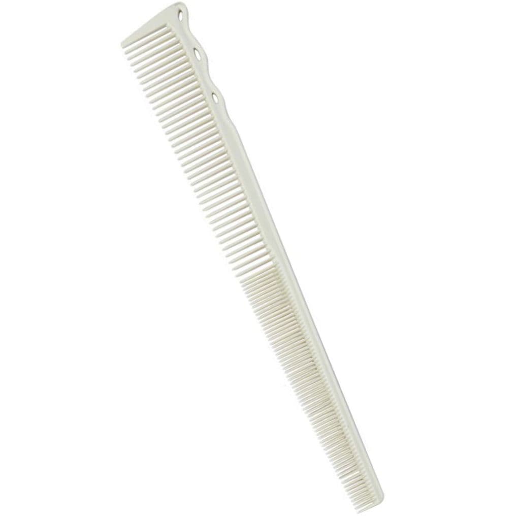 Pente De Corte Cônico Carbono Anti Estático 18,0cm Umi Branco