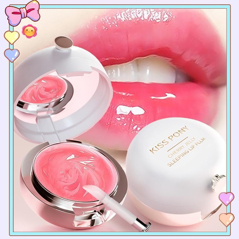 [beautifulhome] Máscara Labial Sedosa Nutritiva Para Dormir Bálsamo Reparador De Cutícula Dilui Maquiagem [Beleza]