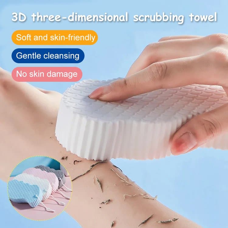 【Delicada Para A Pele】Esponja 3D Para Banho De Bebês/Esponja Infantil Com Desenho Animado/Confortável e Relaxante