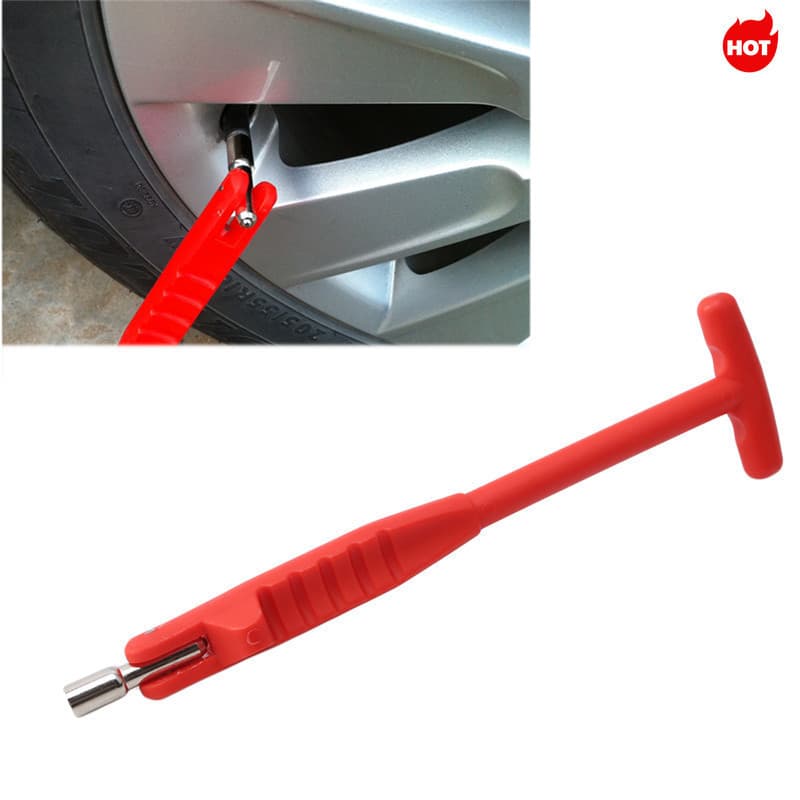 < LA > Chave De Instalação Do Extrator Da Válvula Pneu Haste Tração , Adequada Para Ferramentas De Manutenção Automotiva