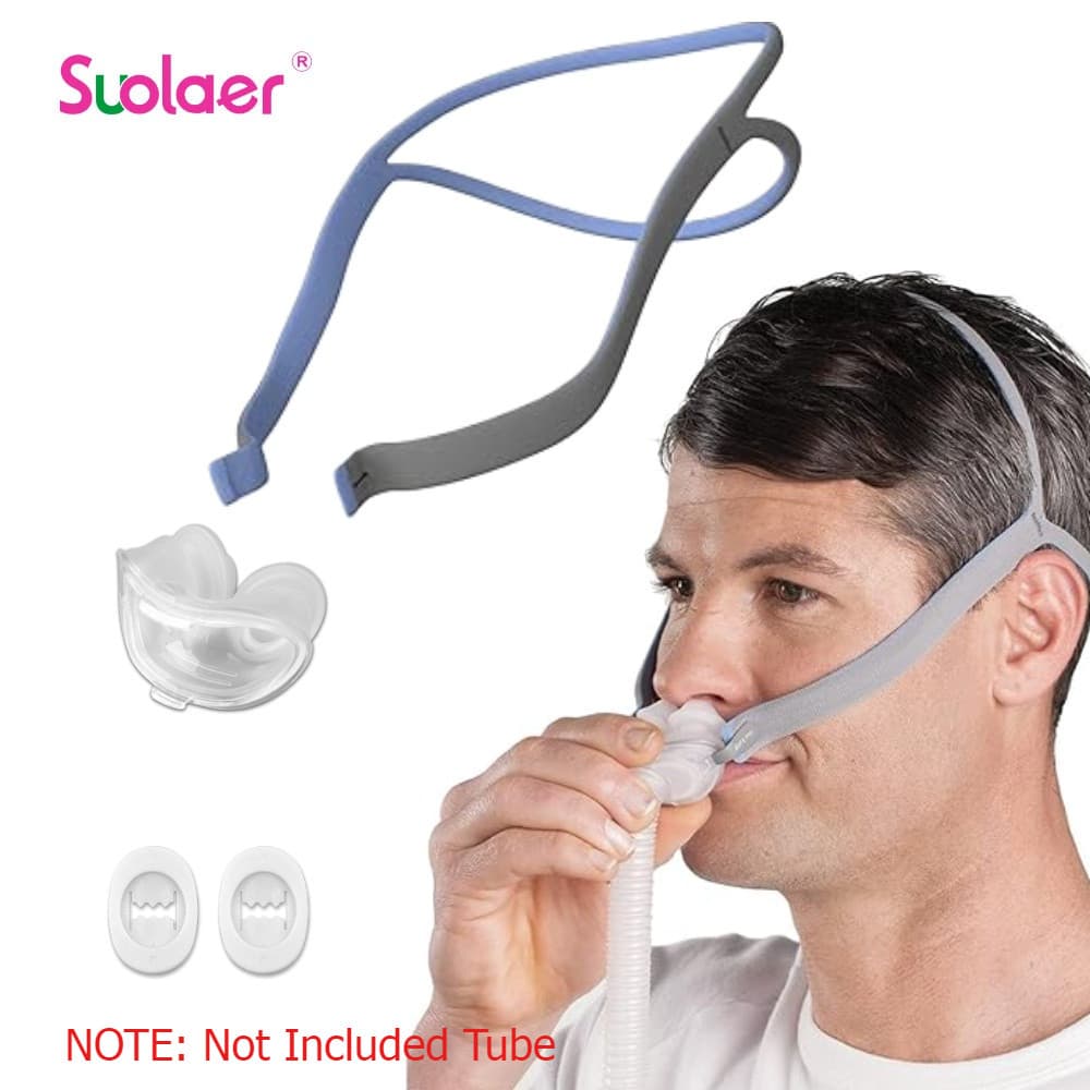 Suolaer ResMed AirFit P10 Almofada Nasal Incluída Alça De Arnês Acessórios De Reutilização CPAP