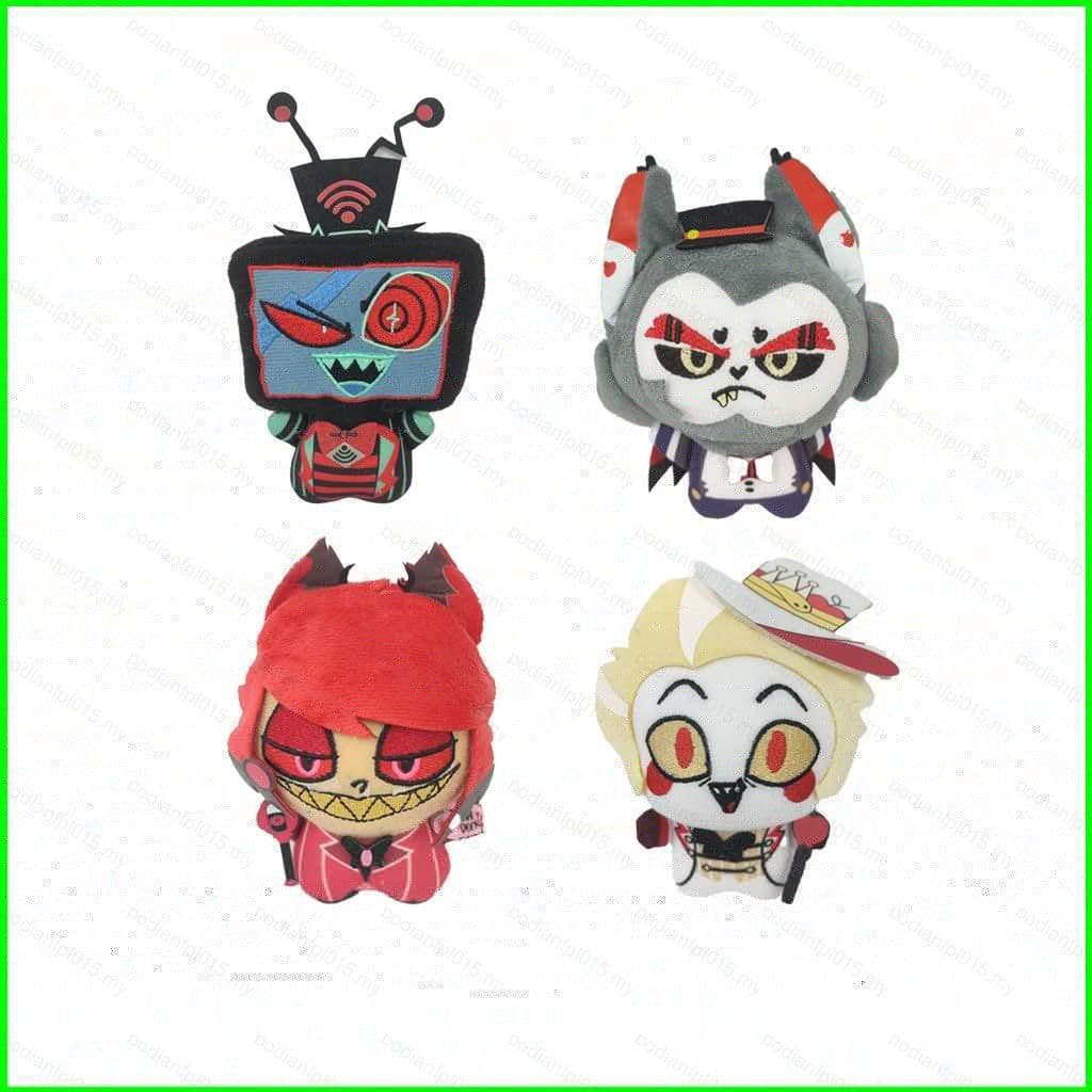 PF Hazbin Hotel VOX Lúcifer Morningstar Plushie Boneca De Algodão Fofa Anime Bolsa De Pelúcia Charme