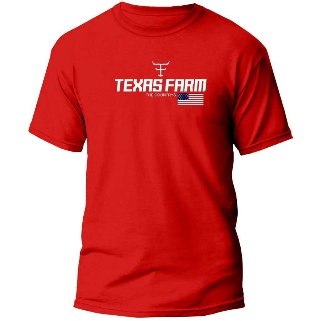Camiseta Masculino Texas Farm 100% Algodão Estados Unidos tendência moda masculina