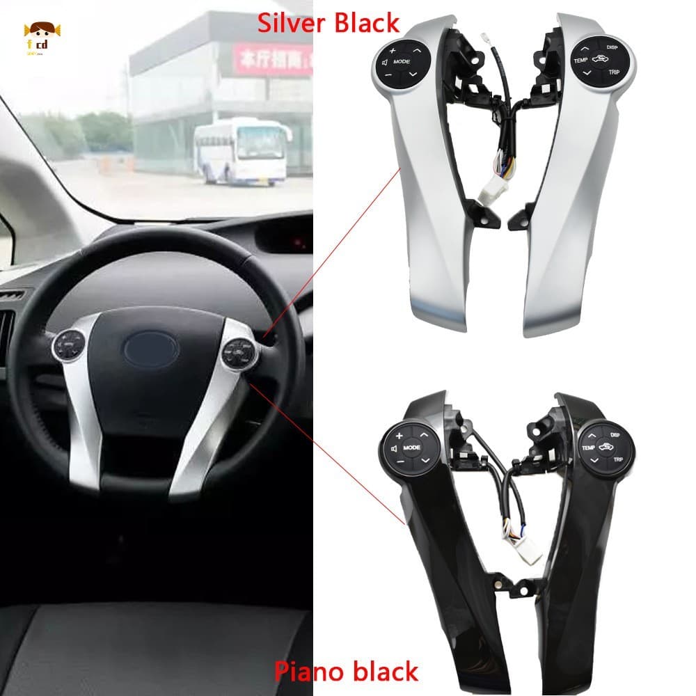 Botão Multifuncional Do Volante-Controle De Viagem De Áudio Para Toyota Prius