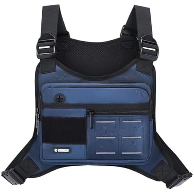Bolsa De Peito , Grande Ajustável Para Armazenamento De Colete Ao Ar Livre-Corrida , Viagens , Caminhadas , Academia , P