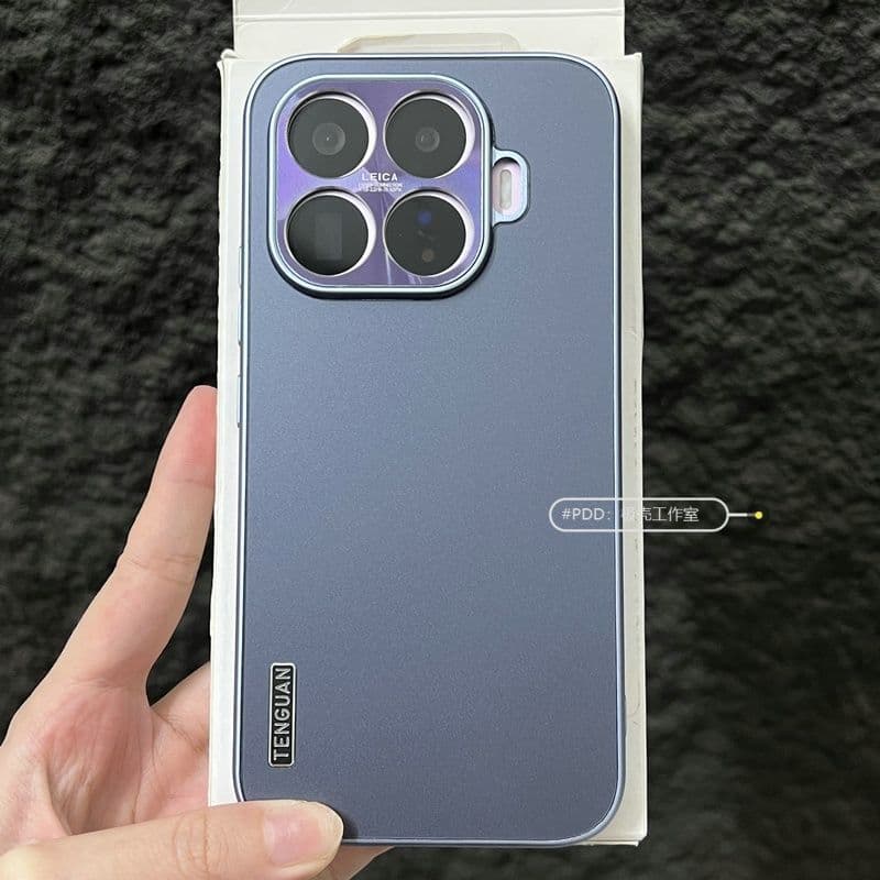 Capa para celular Xiaomi 17T, moldura espelhada galvanizada, acabamento fosco 17TPro, capa à prova de choque 17Max