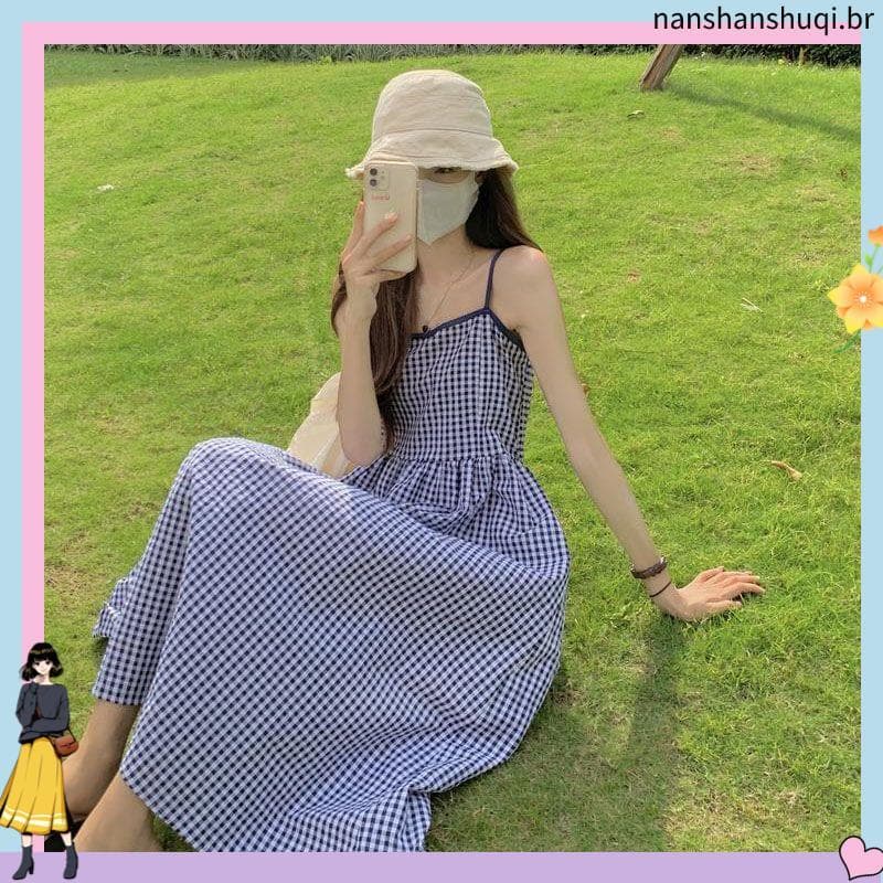 Doce quente menina pequeno vestido feminino verão 2026 novo estilo estilo francês usar cintura estreita mais magro olhar