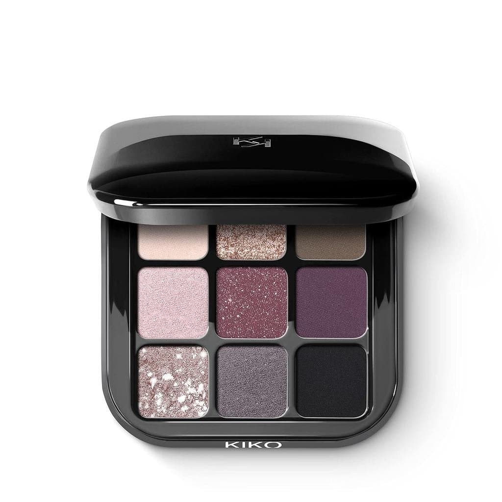 Paleta de Sombras Multi Acabamento Glamour da KIKO Milano |   9 Sombras de Olhos em Diferentes Acabamentos