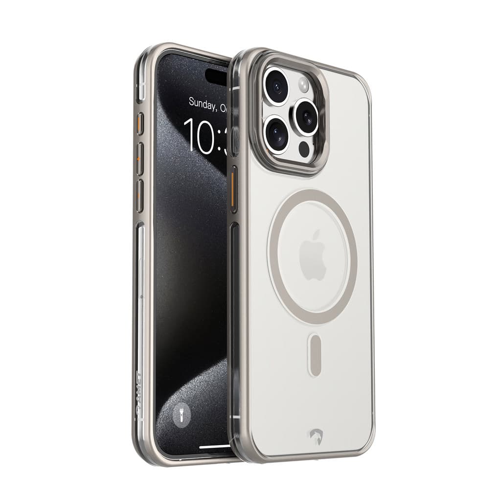 Capa para iPhone Amet Ellite Case Mônaco MagSafe Transparente Não Amarela com Suporte Anti Impacto