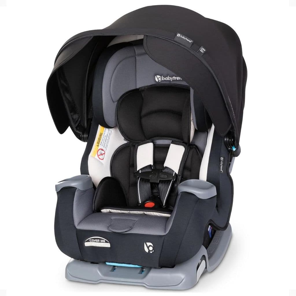 Cadeirinha Infantil Para Carro Com Capota Reclinável e Porta Copo 4 em 1 360° 45kg Cover Me Baby Trend