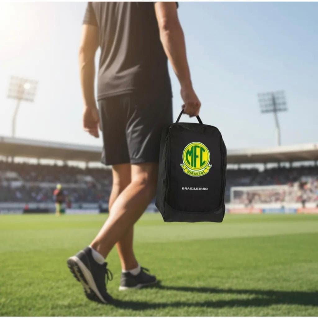 Bolsa Porta Chuteira Tênis Academia Treino Futebol Esporte Mochila de Mão Todos os Times Brasileirão Super Promoção