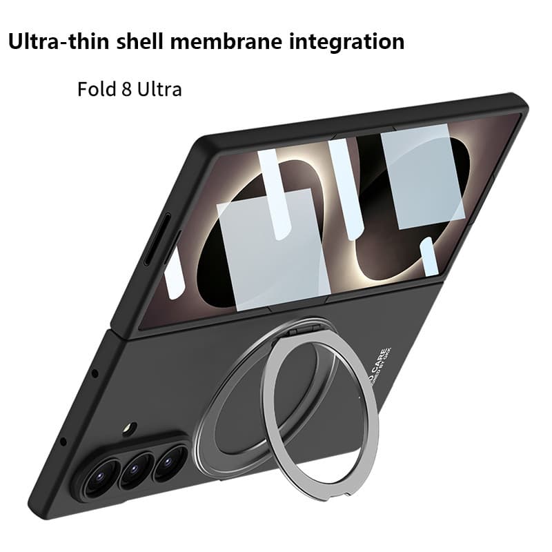 Capa Rígida Ultrafina Para PC Samsung Galaxy Z Fold 8 Ultra Fold8 5G 360 ° Protetora De Suporte Magnético Giratório Com