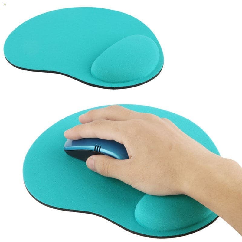 Mouse Pad Para Jogos De Fibra Macia Com Descanso De Pulso-Tapete Portátil Grosso Laptop De Mesa