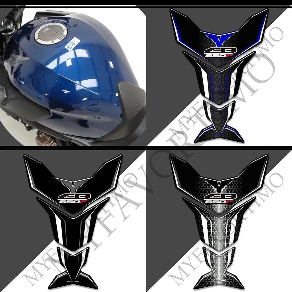 Almofada Do Tanque De Proteção Da Motocicleta Kit Óleo Combustível Gás Joelho Osso Peixe Emblema Logotipo Para Honda CB6