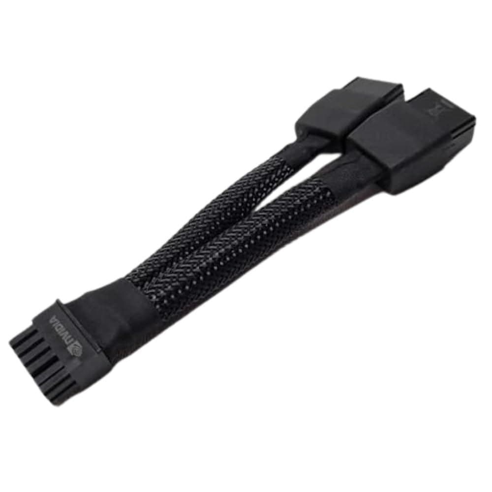 Cabo de Alimentação GPU 12VHPWR – Compatível com RTX 3090 Ti, RTX 4080, RTX 4090 – Adaptador OEM para Placas Gr