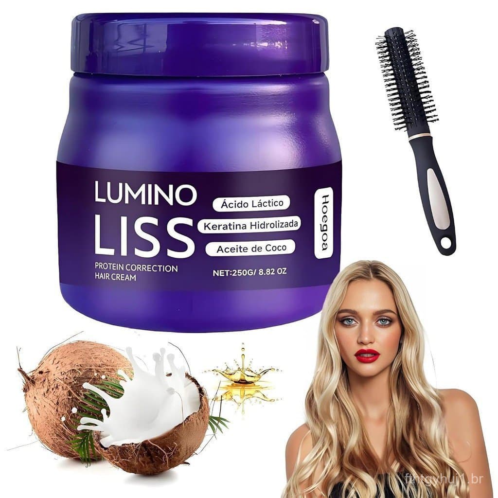 Liss Sin Formol, condicionador capilar de queratina, usado para alisar o cabelo e restaurar a suavidade, adequad