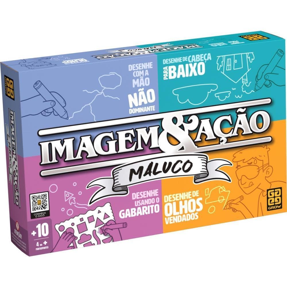 Jogo de Tabuleiro Imagem e Acao Maluco