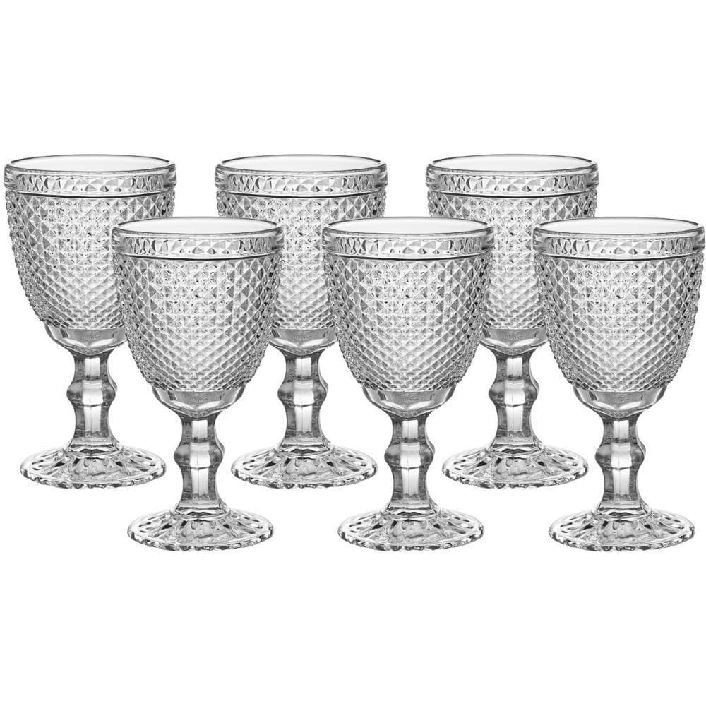 Copo de Vidro JG Taca Bico de Jaca 320ML 6PC Jogo