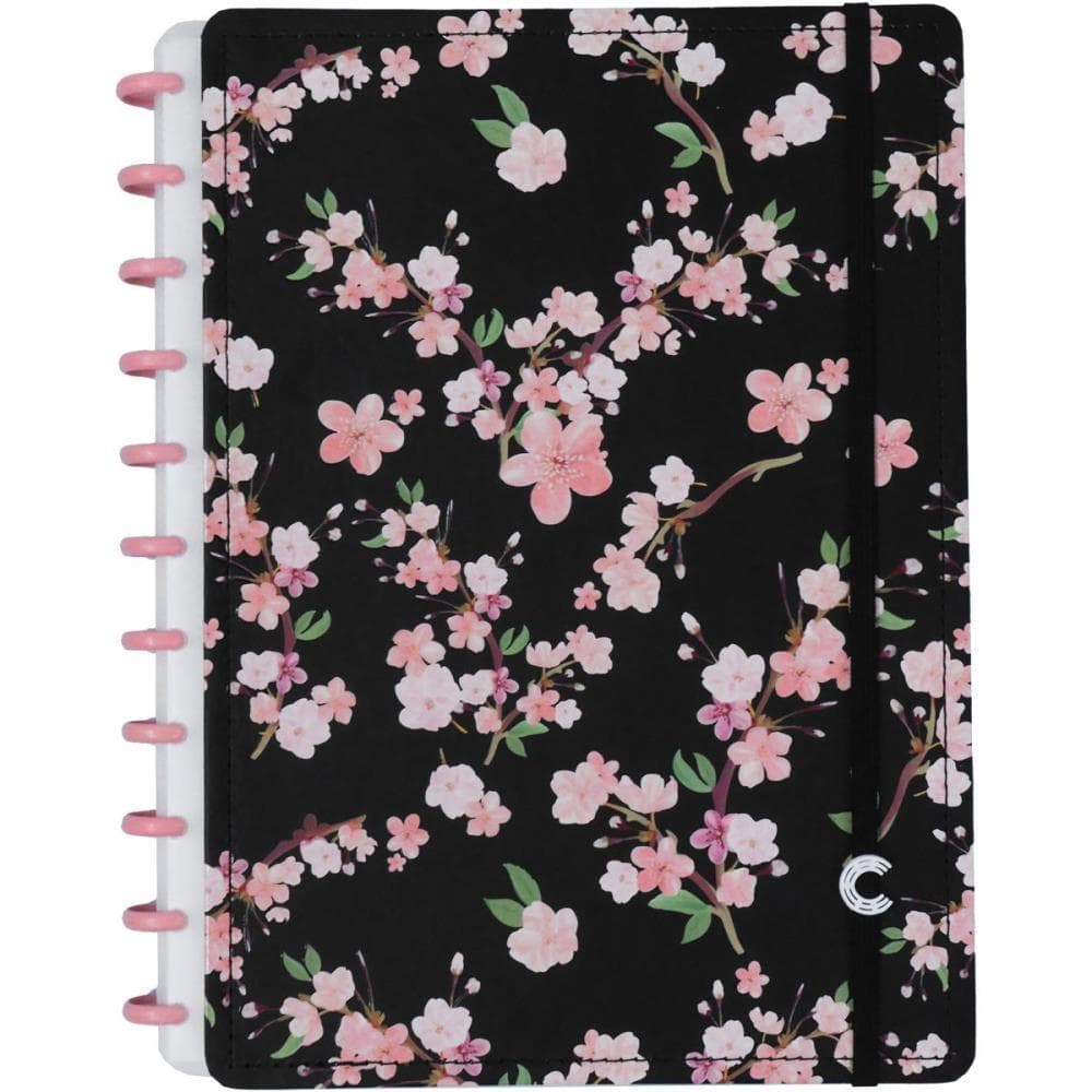 Caderno Inteligente Grande BY Gocase Rose BLACK 80