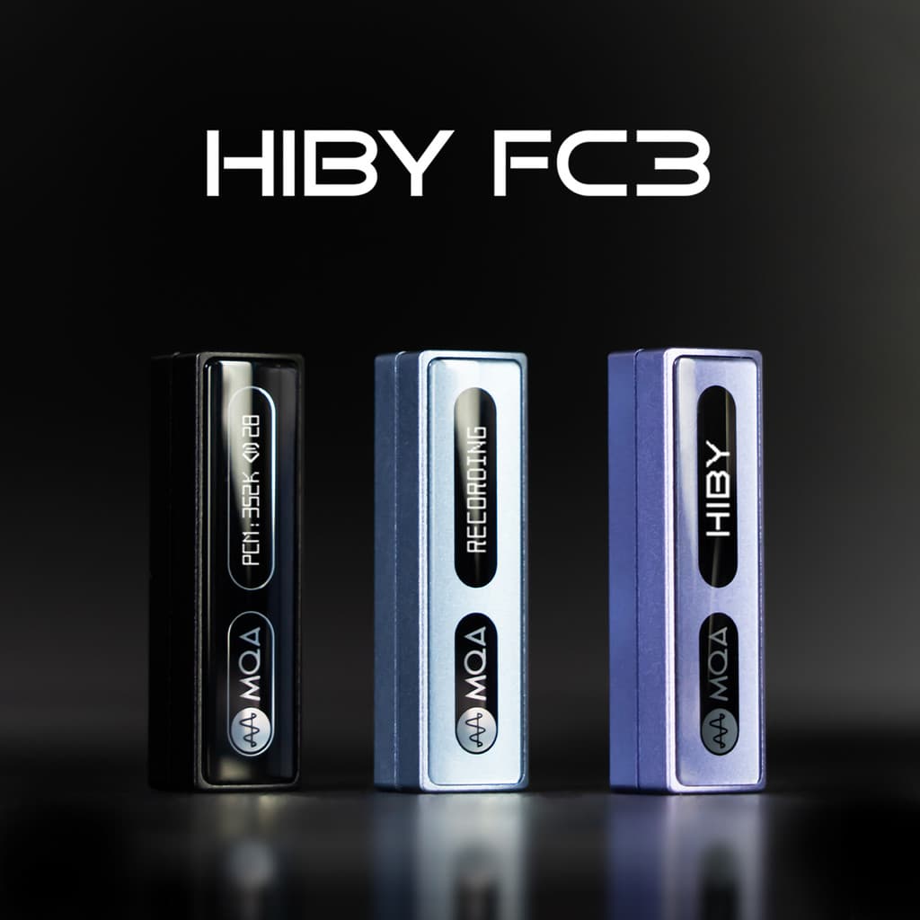 HiBy FC3 DAC Tipo-C Para 3.5mm 112mW Saída MQA USB DACs Áudio HiFi Decodificador Fone De Ouvido AMP PCM384 DSD128 Androi