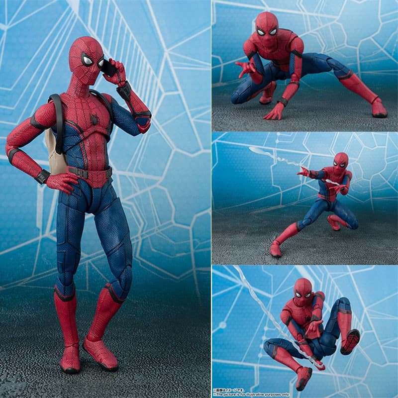 Figura de Ação do Homem-Aranha em PVC de 14cm 9LTM N7BE