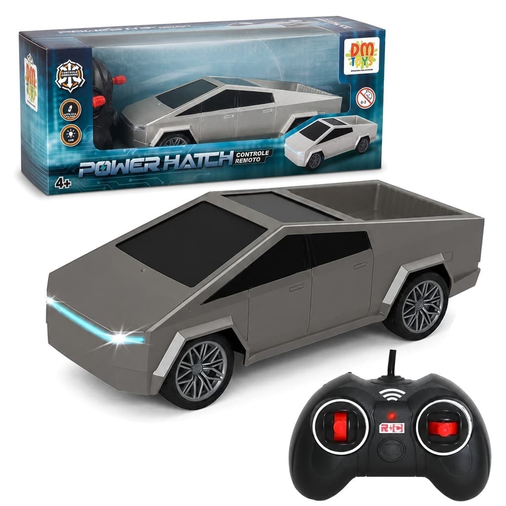 Carrinho Power Hatch Com Controle Remoto 4 Funções E Luz Presente Para Crianças