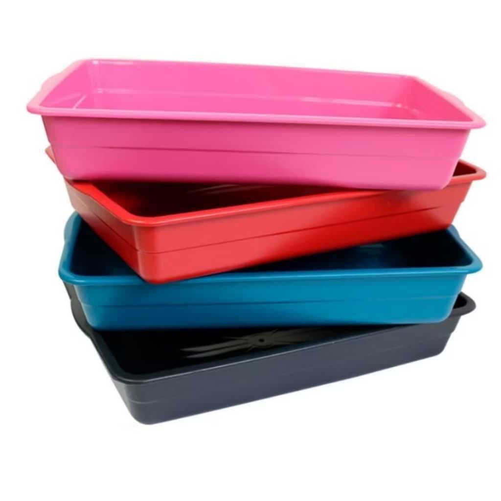 Bandeja Higienica de Areia Banheiro Para Gatos 8L 2D Pet
