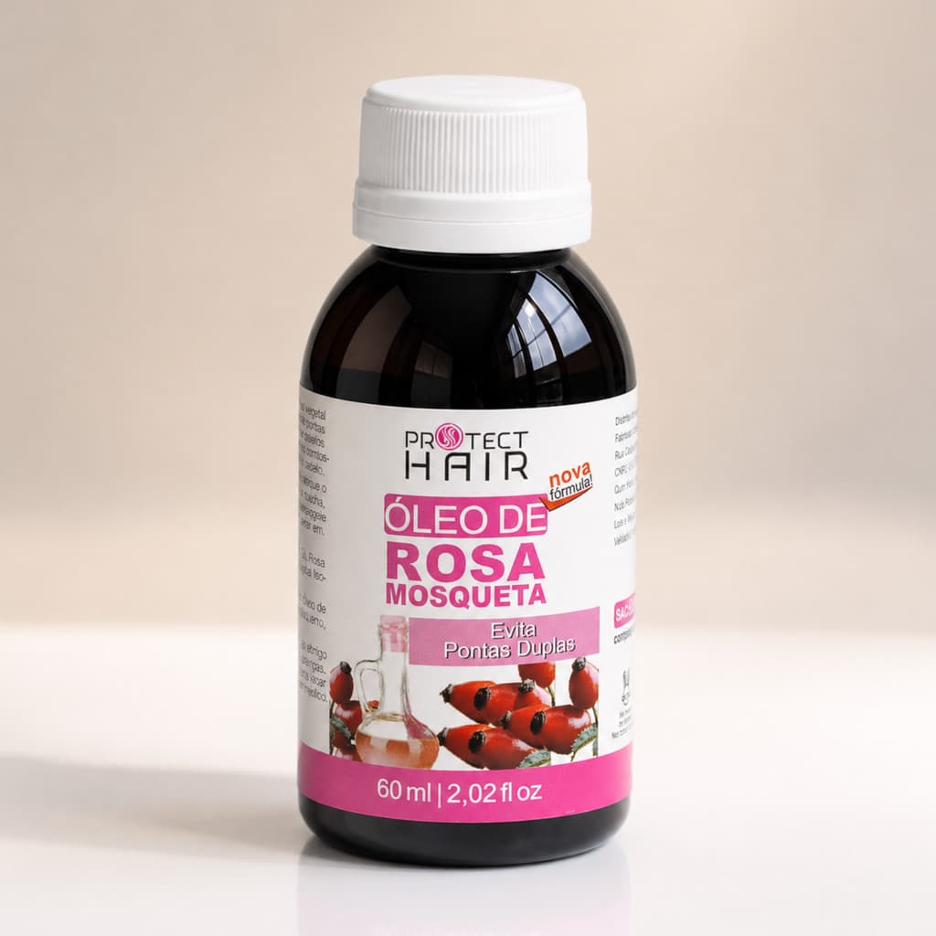 Óleo capilar vegetal de Rosa mosqueta protect hair 60ml