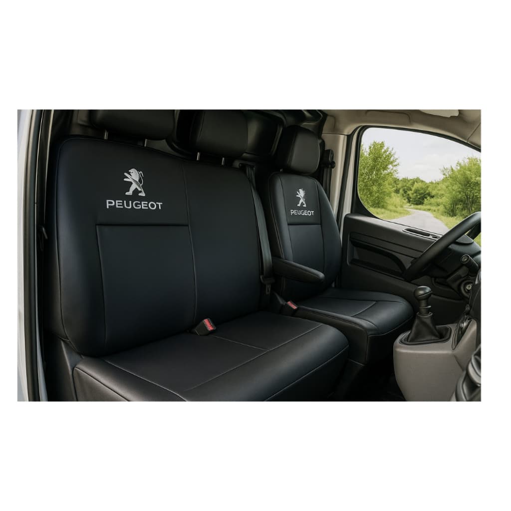 jogo capas bancos de couro para nova van peugeot expert 2024–2025 promoçao