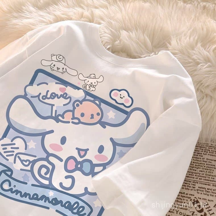 [Camiseta de Algodão Premium] JOJO Oversized Básica Masculina e Feminina (Unissex) 100% Algodão Solta Tamanho Grande G1G