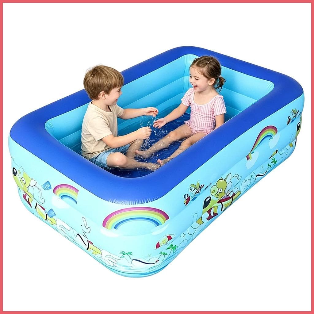 Piscinas Infantis Para Quintal , Fundo Bolha Inflável , Grande , Espessada , À Prova De Vazamento , Piscina Brinquedos D