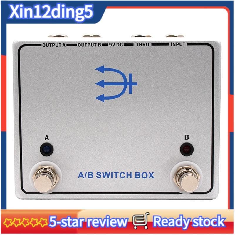 Pedal Switcher De Sinal De Dois Caminhos Amp , Caixa De Interruptor A/B Canal , Efeitos De Guitarra , Peças