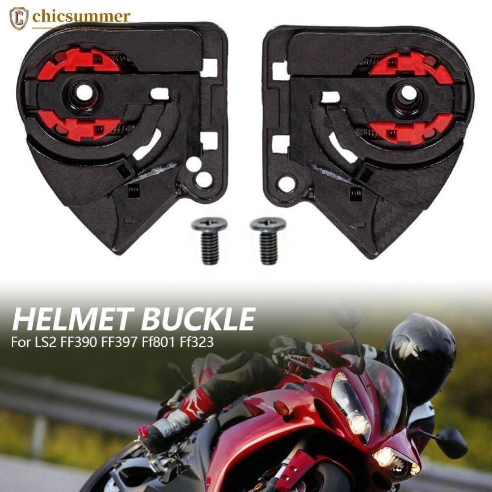 CHICSUMMER Par Suporte De Base De Proteção Para Capacete De Motocicleta Peças Bloqueio De Viseira De Reposição Pára-Bris