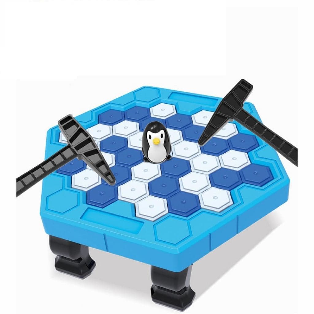 Brinquedo Jogo Do Pinguim Equilíbrio Quebra Gelo Martelo