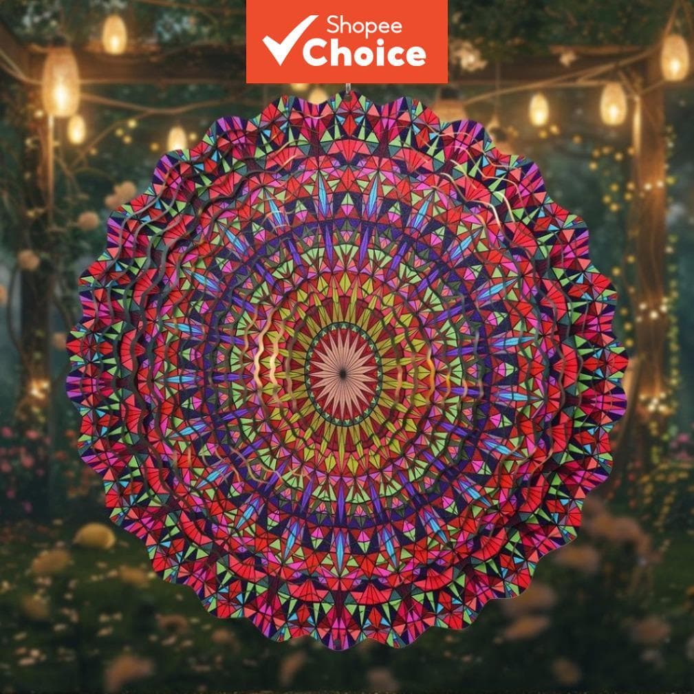 CIFbuy Kinetic Vento Spinner - Arte Metálica Decorativa para Jardim, Enfeite Pendente Externo para Pátio, Presente