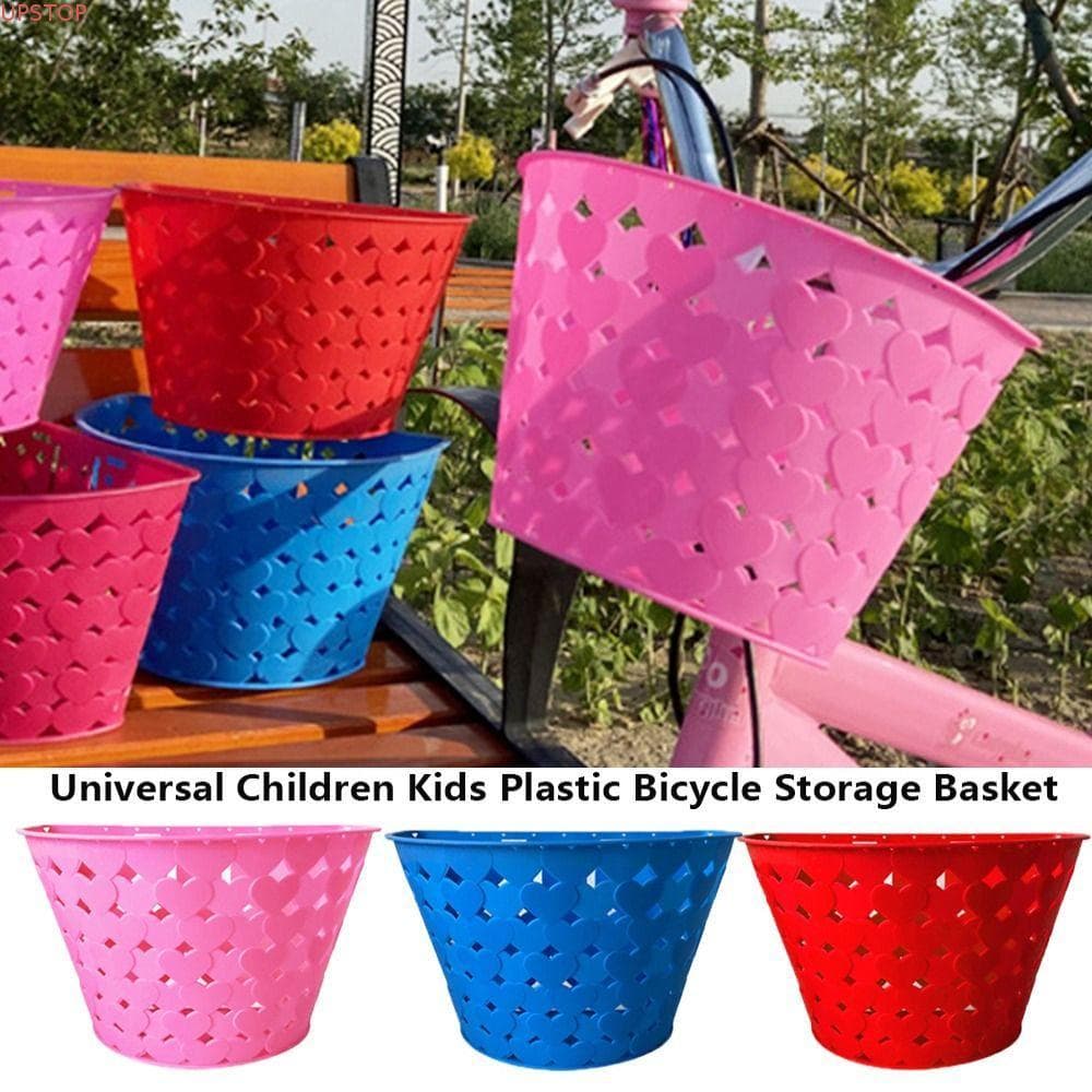 Cesta Infantil UPSTOP , Armazenamento De Bicicleta De Desenho Animado De Plástico , Bolsa Porta-Bicicletas Multicolorida