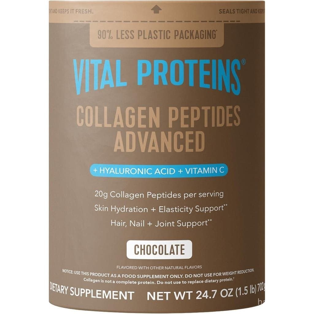 Proteínas Italianas Peptídeos de Colágeno Avançados, Peptídeos Hidrolisados com Ácido Hialurônico e Vitamina C - Pó Sabo
