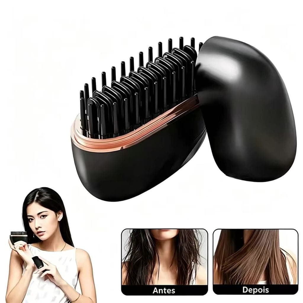 Mini Alisador De Cabelo Com Controle De Temperatura De 3 Velocidades , Aquecimento Rápido E Concha Anti-Escaldadura , Le