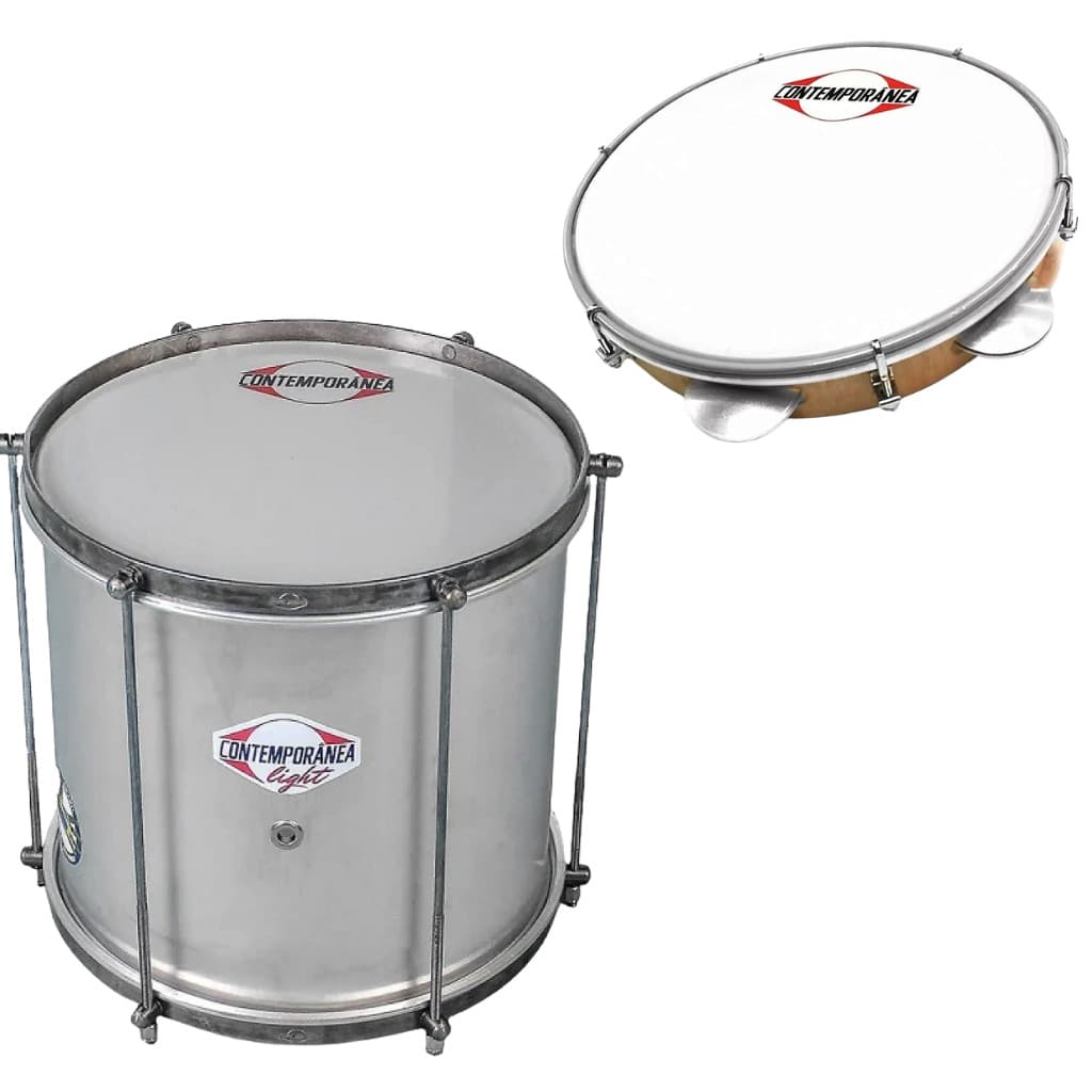 Repinique Contemporânea 12"x30 142LT + Pandeiro 10" 82LT