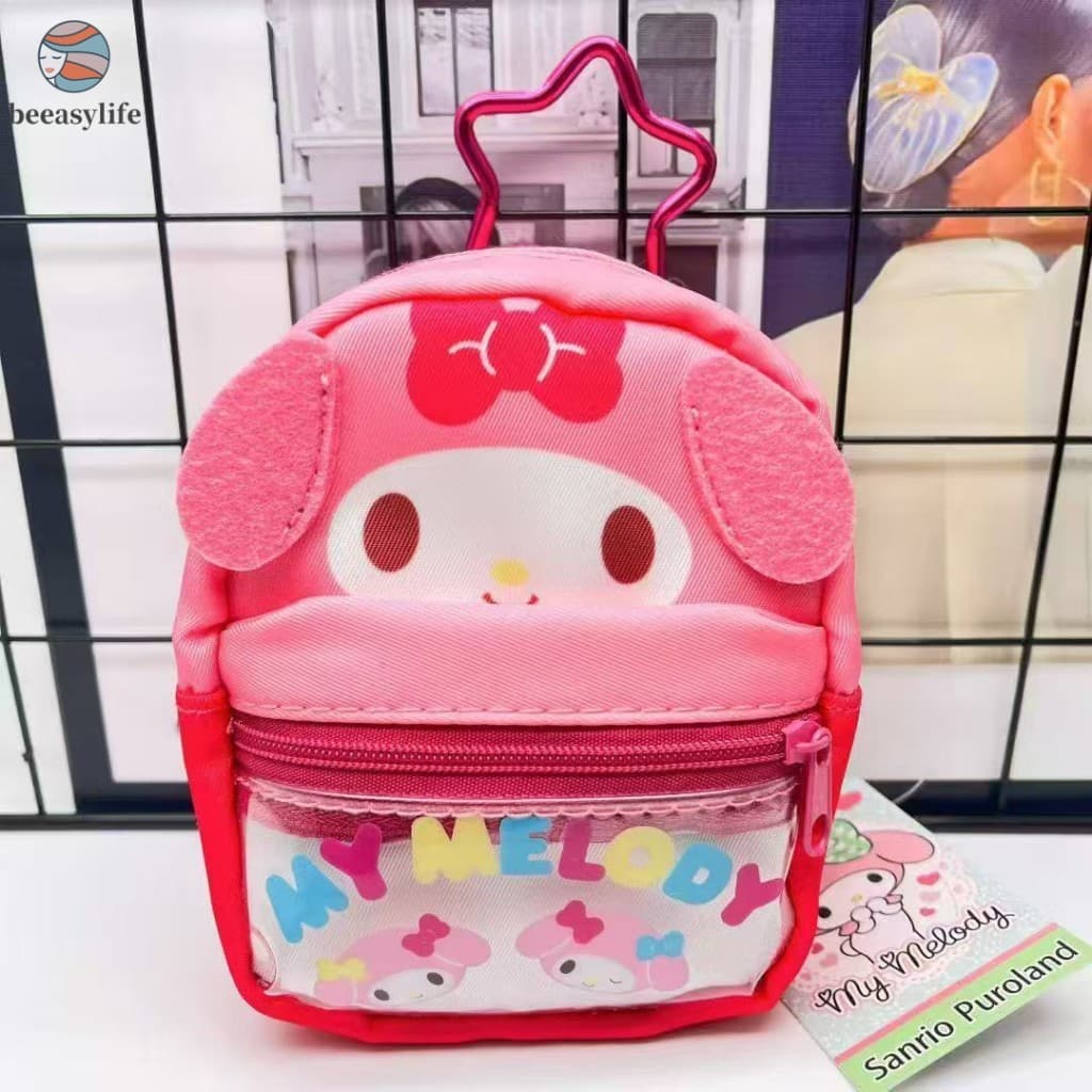 Mini Bolsa Escolar Porta-Moedas-Linda De Armazenamento Suspensa Com Mosquetão
