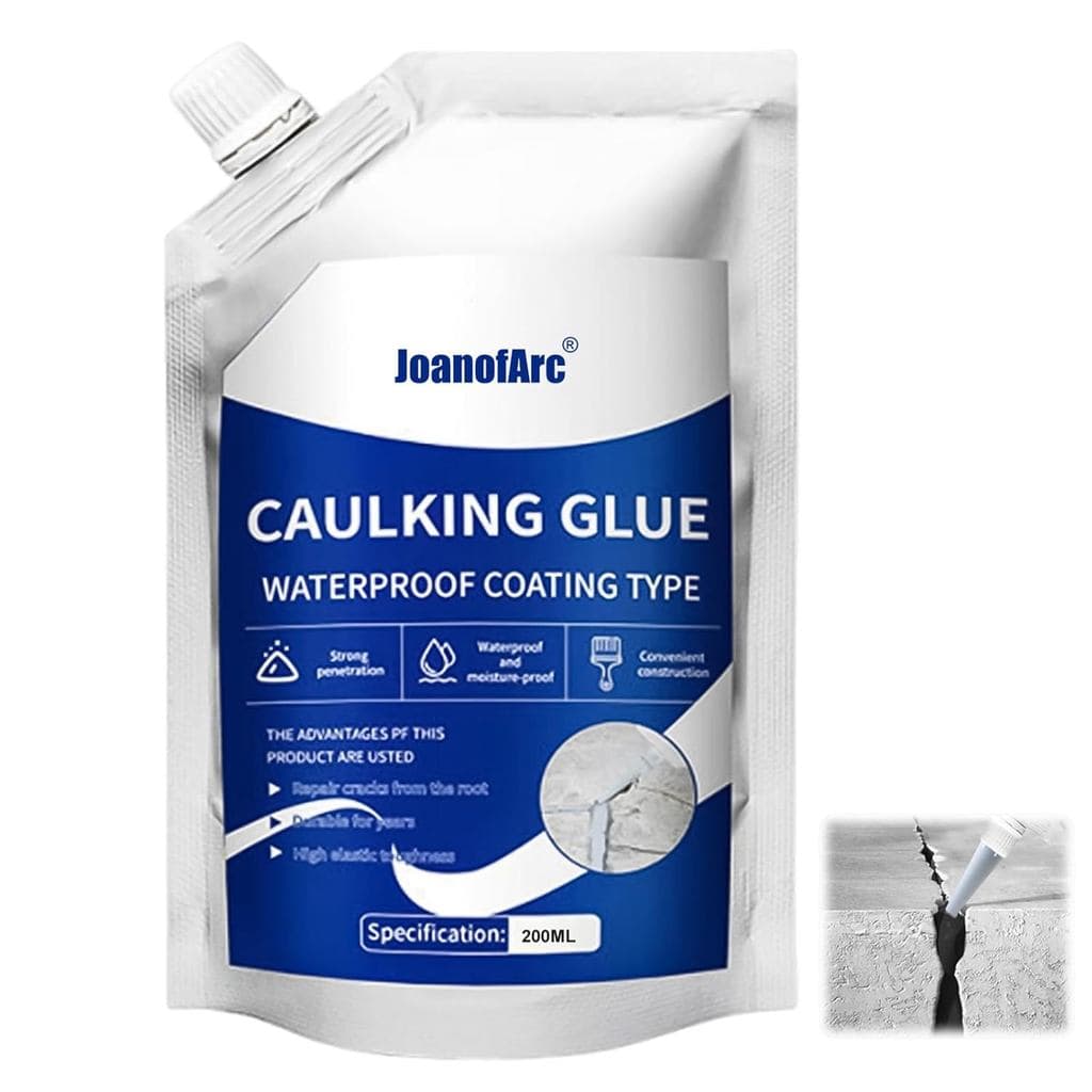 Preenchedor de Fissuras em Concreto, Cola Cinza Impermeável Tipo Revestimento, Selante Impermeável Resistente às Intempé