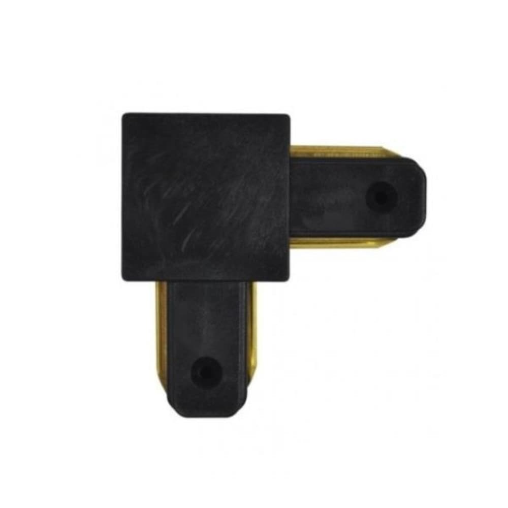Conector Emenda L De Spot Para Trilho - Nordecor Preto