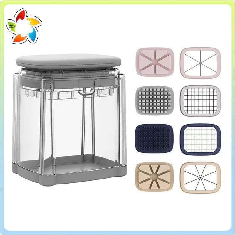 Cortador De Batata Multilâmina Multifuncional , Fatiador De Cozinha Com Lâminas De Aço Inoxidável , Alimentos Prensado