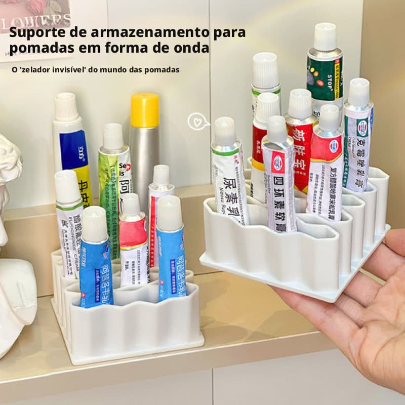 Prateleira de armazenamento de pomadas e medicamentos, organizador de pomadas e cremes, uso doméstico, prateleira de med