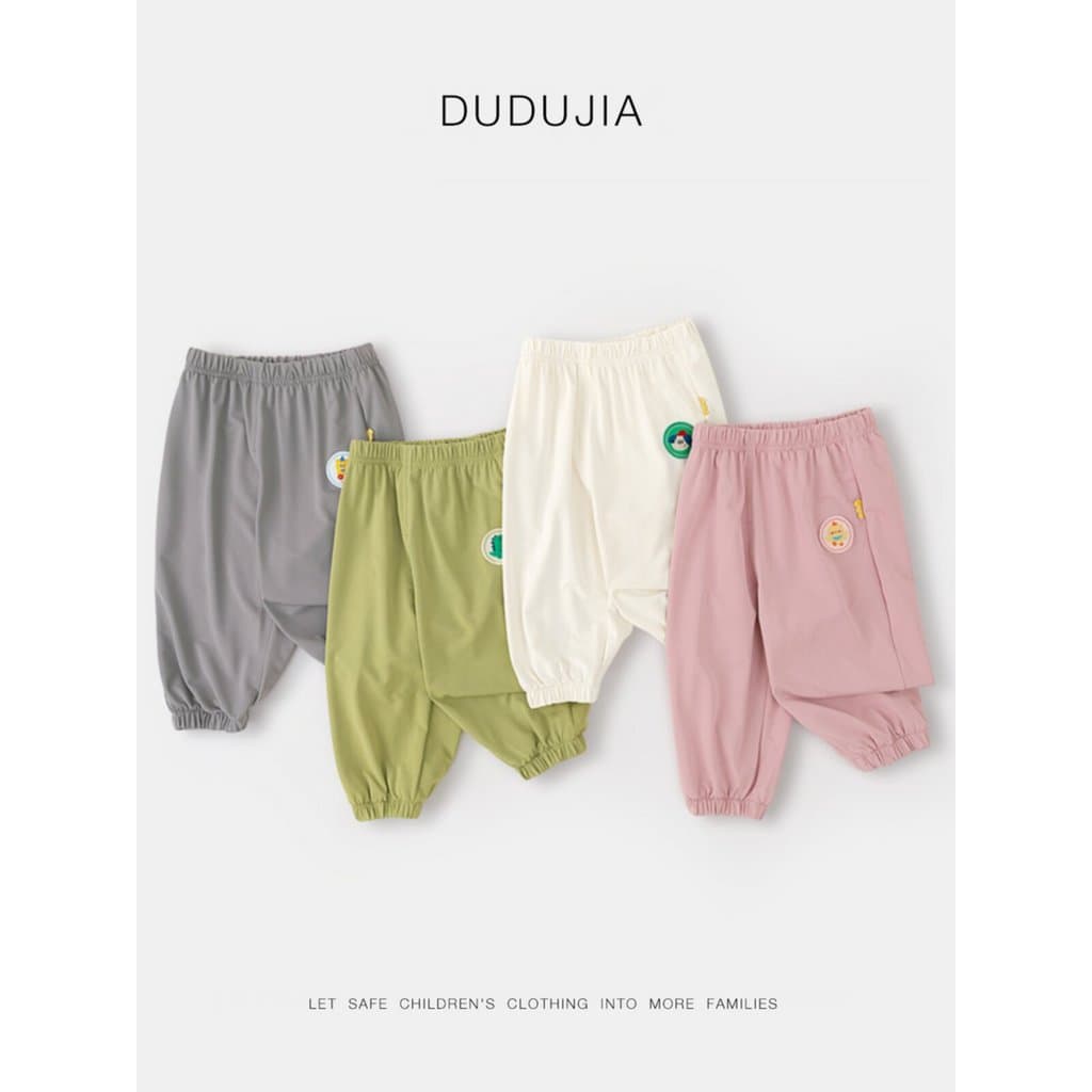 Dudujia calças de verão para bebês, estilo fino, calças infantis para meninos, calças casuais para bebês, meninas, desen