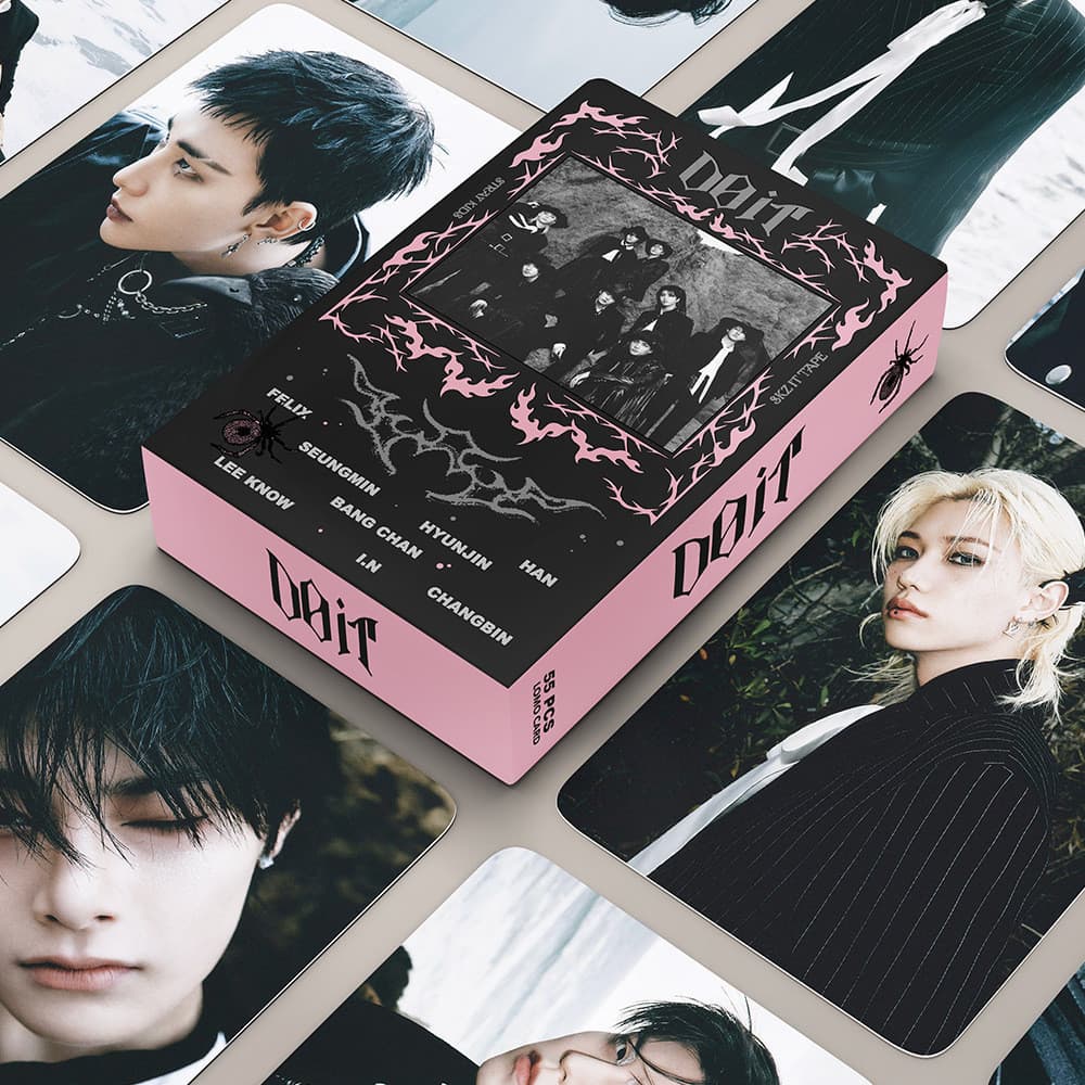 55pcs/Box Straykids Photocard 2025 DO IT Álbum KPOP LOMO Cartão De Coleção