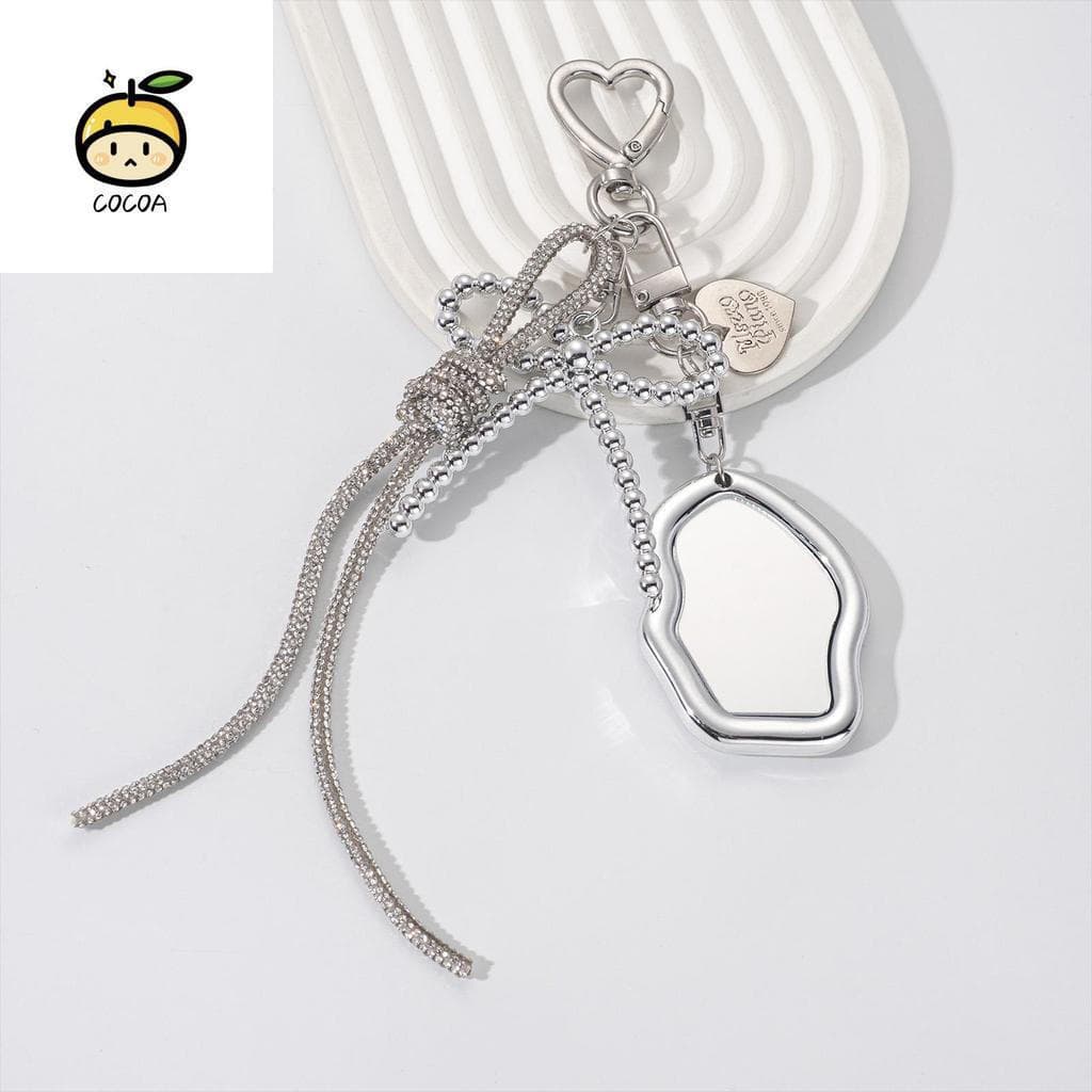 Chaveiro Feminino Com Decoração De Strass , Fácil De Transportar , Acessórios Elegantes Para De Carro Feriados , Anivers