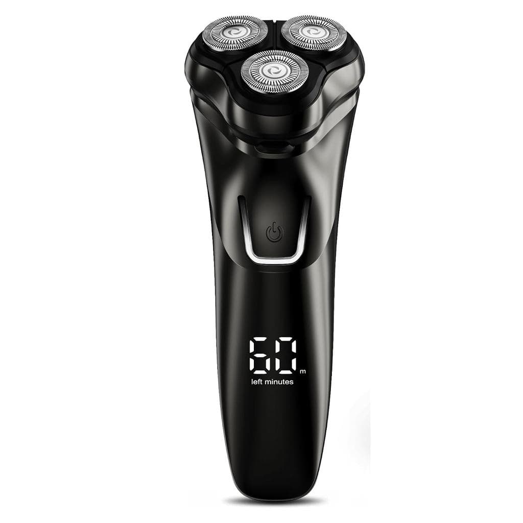 Barbeador Elétrico para Homens, Barbeador Elétrico SHPAVVER para Homens, Barbeador Recarregável para Uso Úmido e Seco co