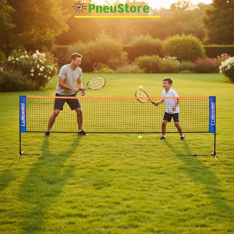 haostone Profissional 5M Dobrável Badminton Net Quadro Padrão Portátil Para Atividades Ao Ar Livre Indoor Escola Bayard